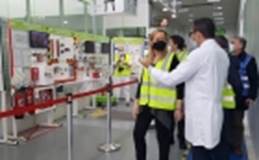 Marta Gastón visita la empresa Valeo Térmico